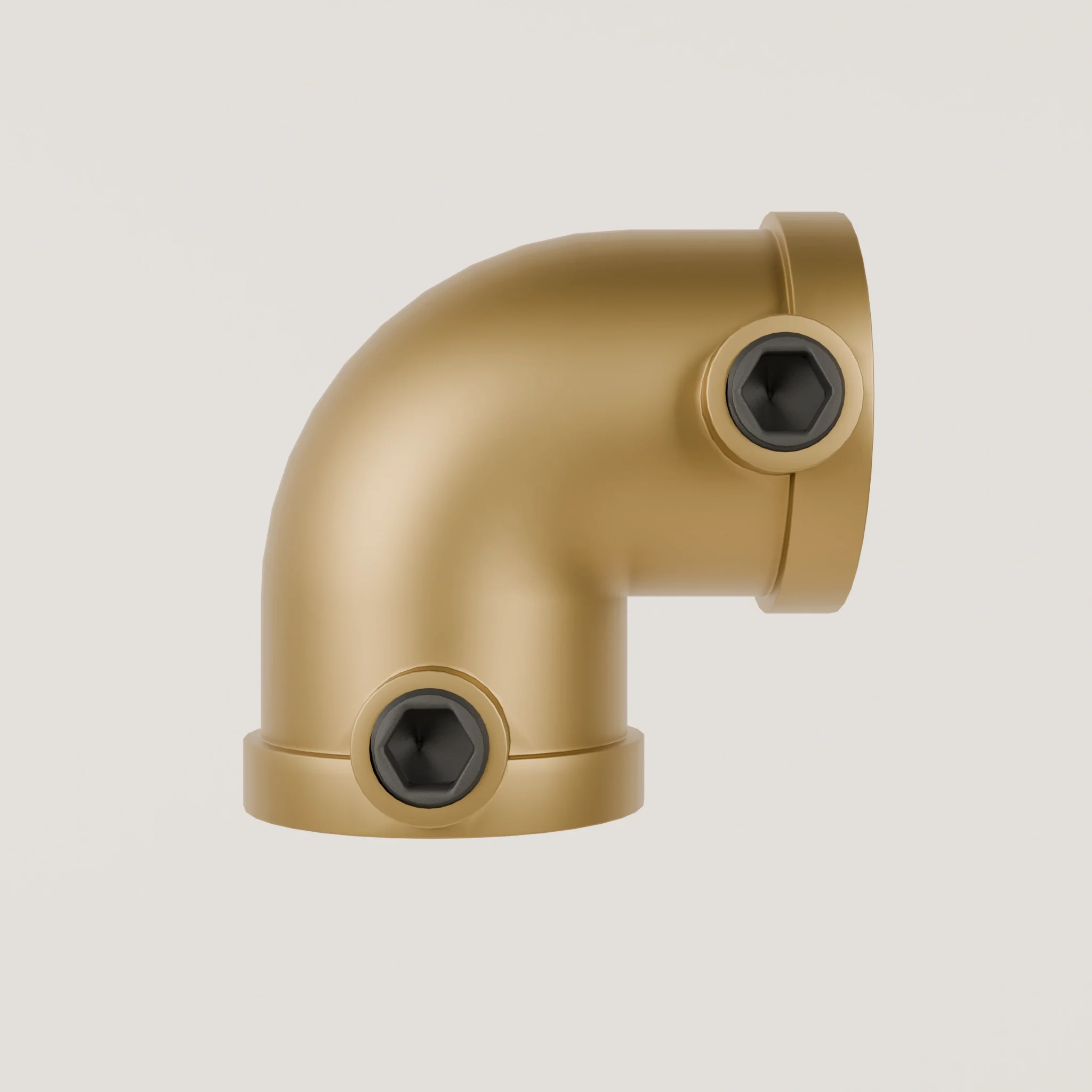 Fitting 90° Klem – Goud