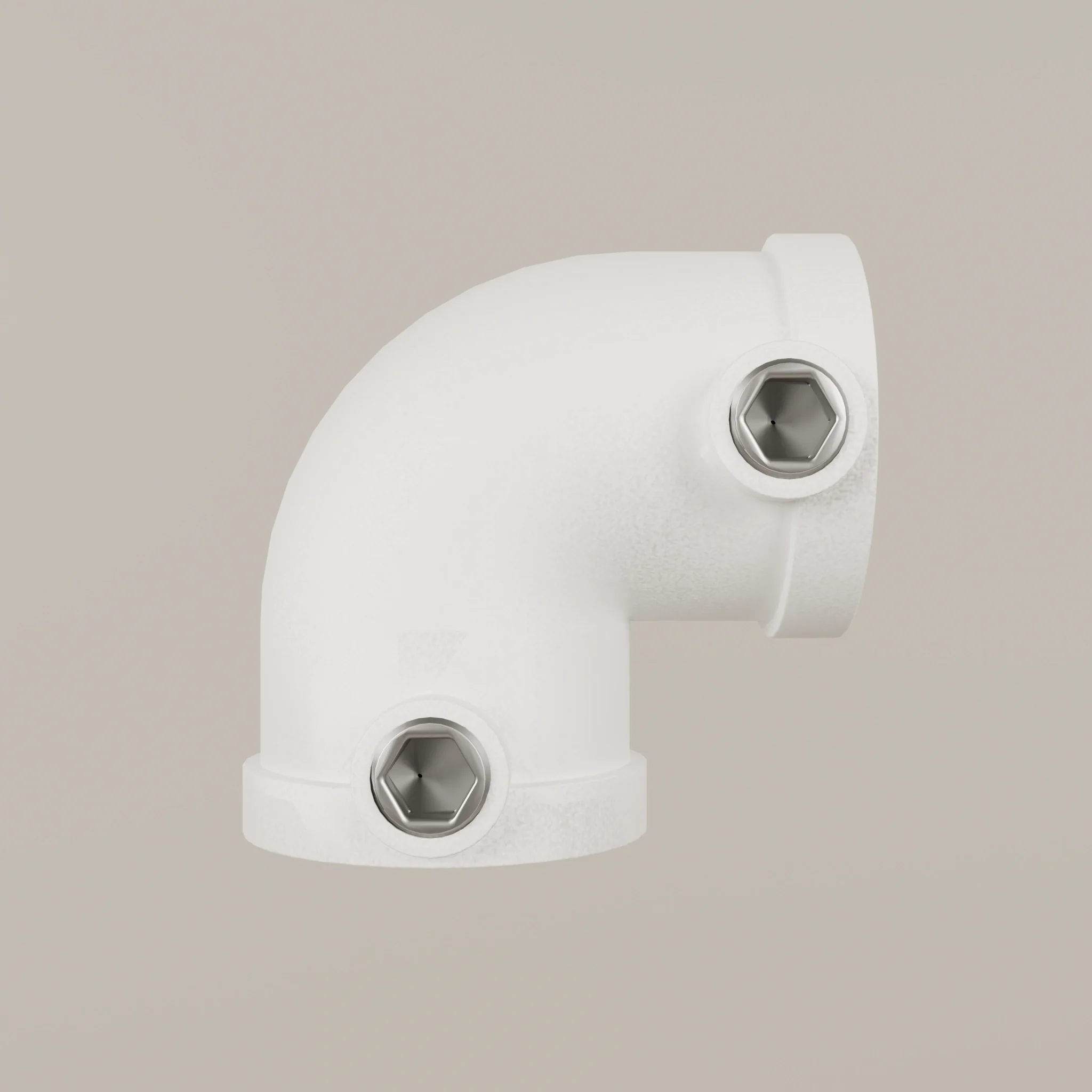 Fitting 90° Klem – Wit