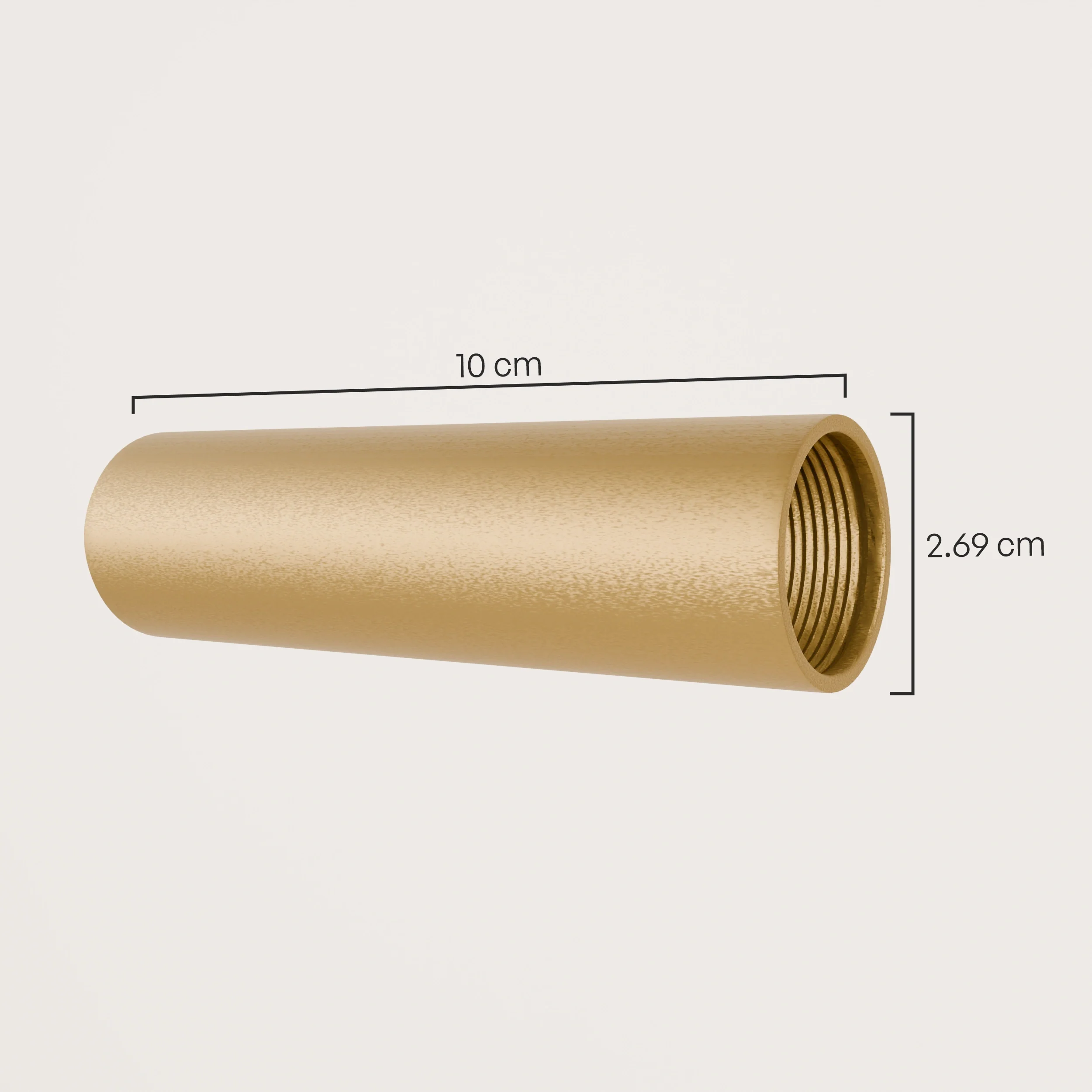 Fitting N-connector – Rechte schroefverbinding | Goud - Image 2