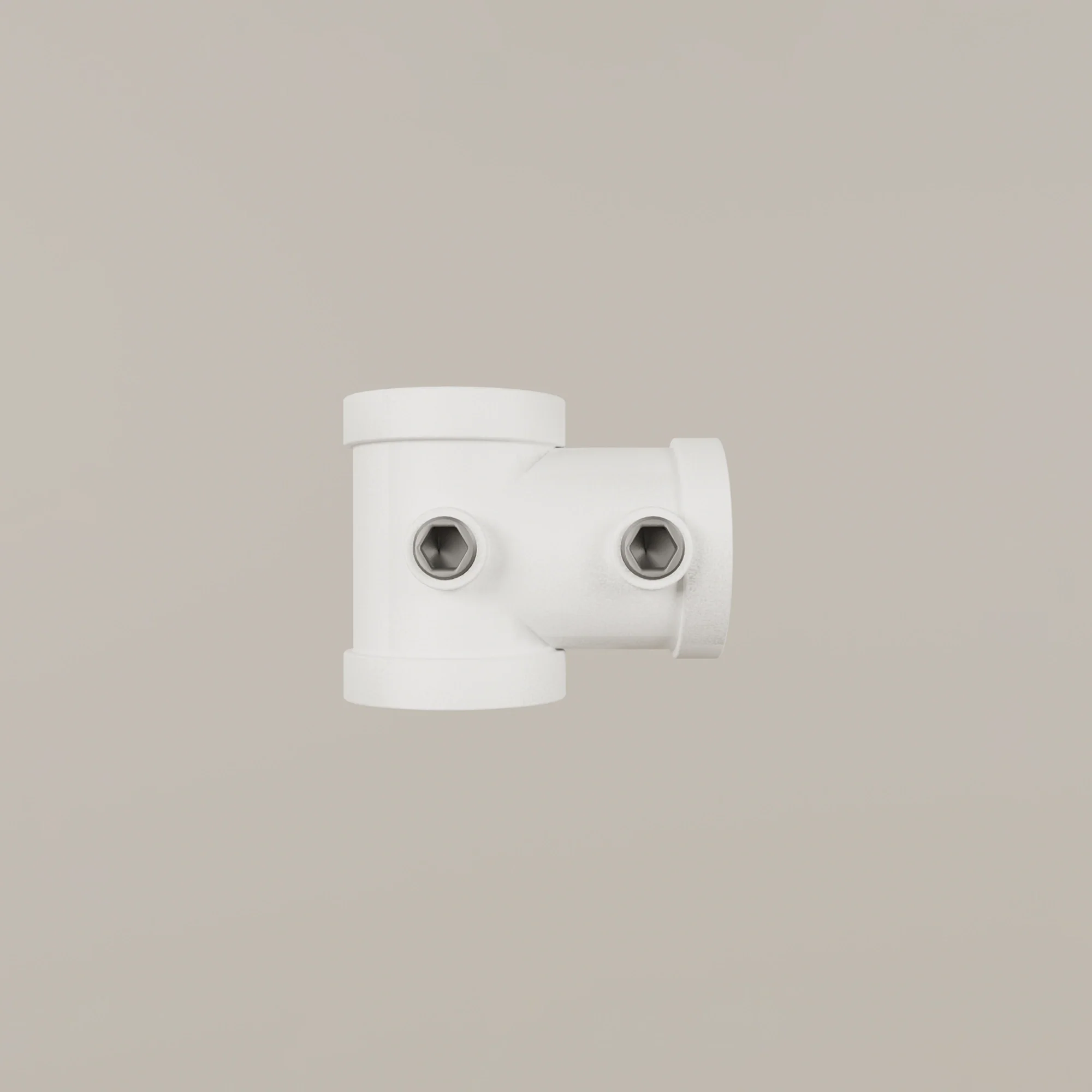 T-klem 3/4" – Wit