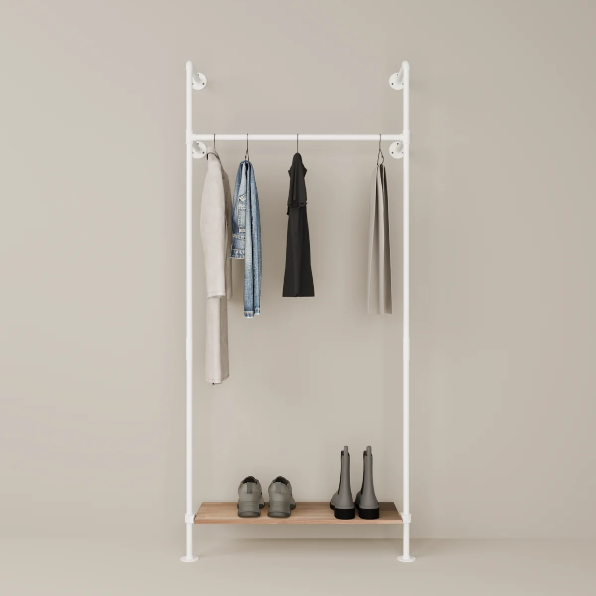KIM 1 OAK – 1 onderste plank | wit