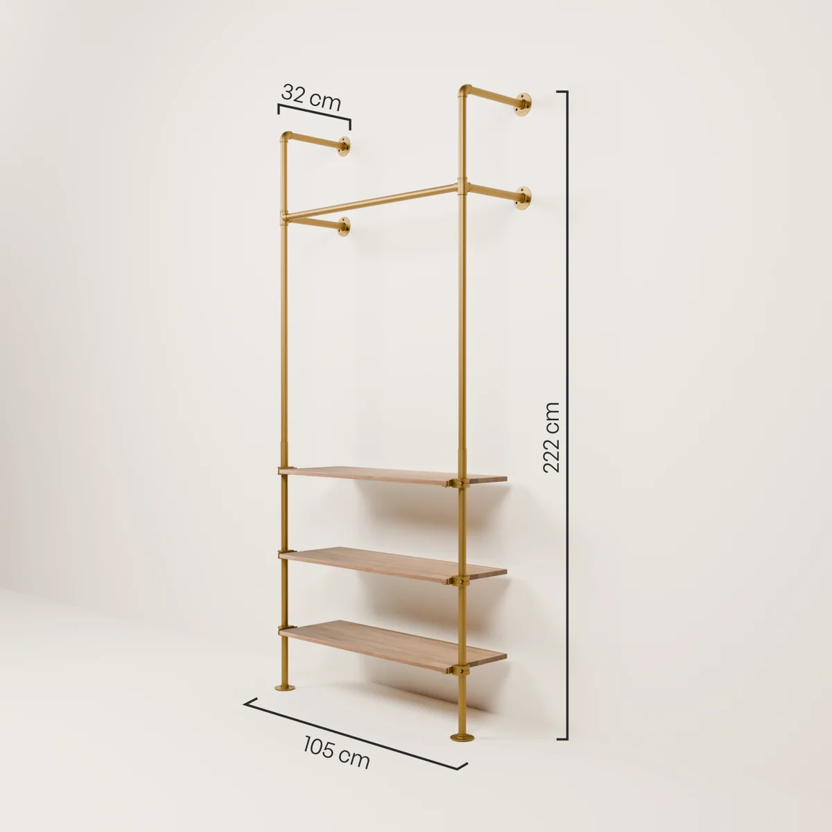 KIM 1 OAK – 3 planken | goud - Image 3