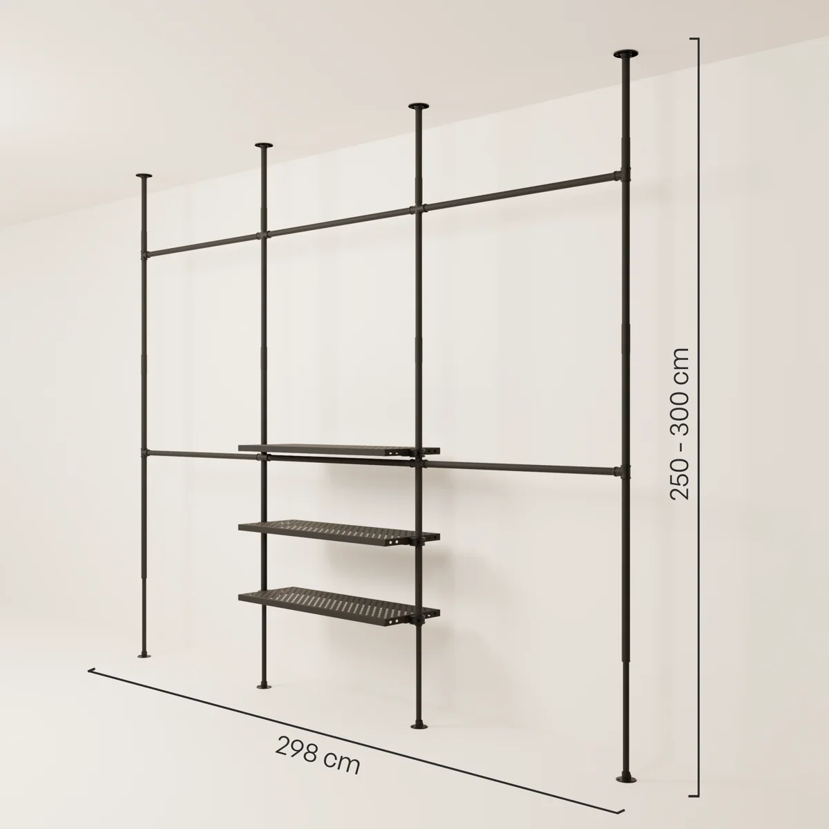 LOFT 3 METAL – 3 planken onderaan - Image 4