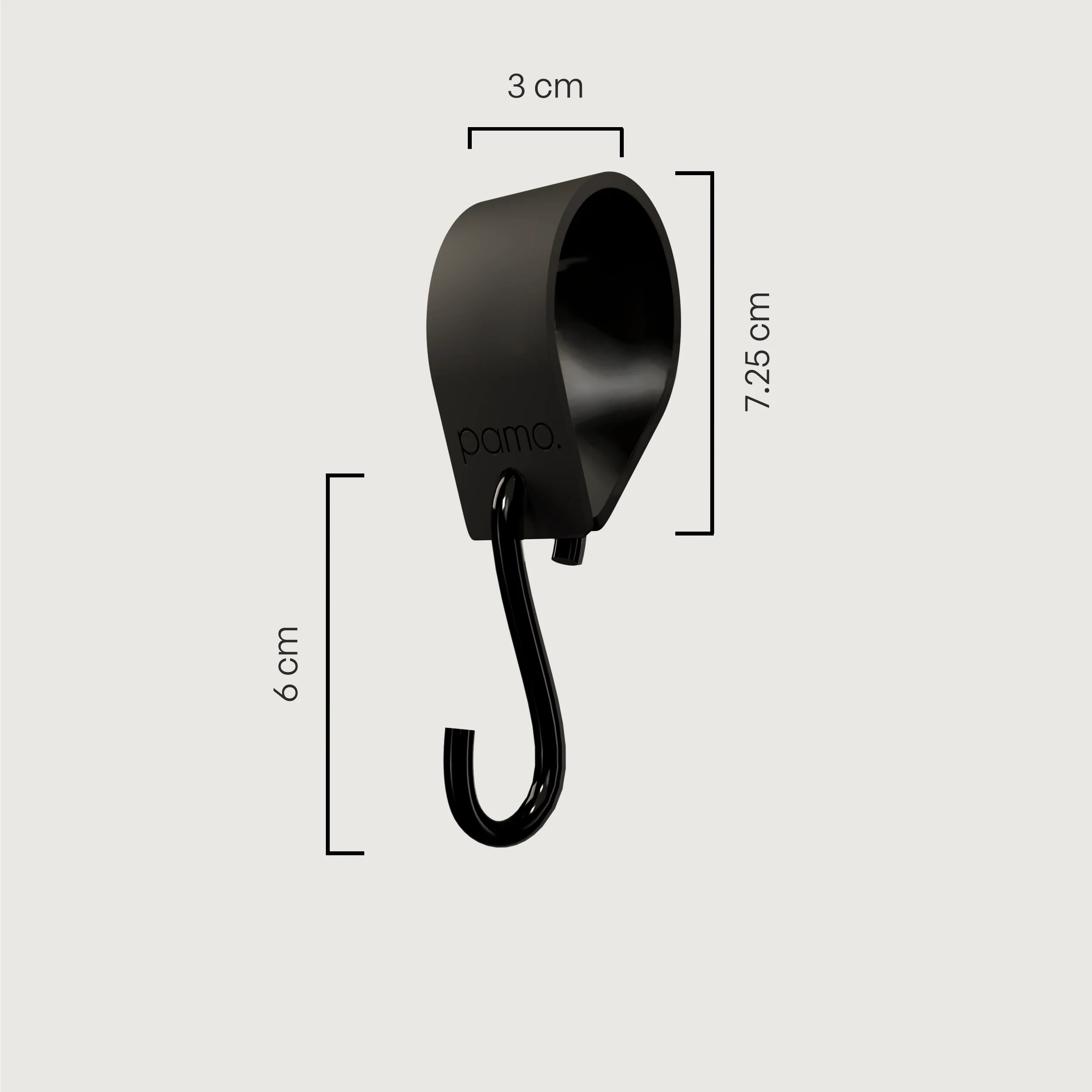 S-haken – Set van 4 | met rubberen lus - Image 3